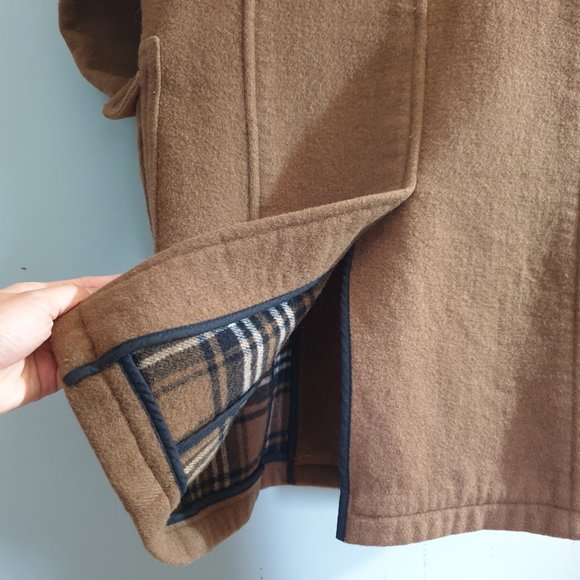 Duffle Coat Camel Women Wooden Buttons - Picture 5 of 13